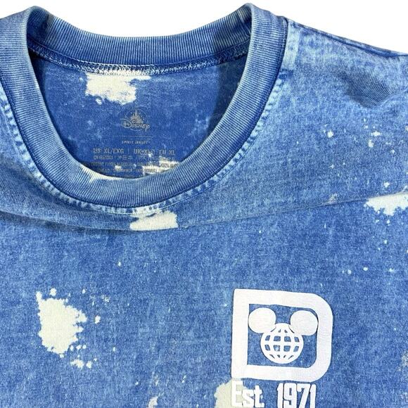 Spirit Jersey x Disney Denim Bleached Oversized Shirt - XL - Picture 3 of 5